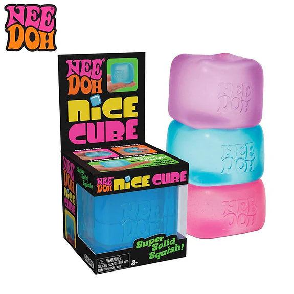 Glitter Squishy Cube, Nice Stress Cubes for Adults - Slow Rise Glitter Square Stress Balls , Malt Sugar Stress Balls, Sensory Fidget Toys Gel Ice Cube Squishy‘s - Relieve Anxiety/Autism