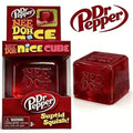 Dr Pepper x NeeDoh Nice Cube Squishy Stress Relief Toy, Soft Squeeze Fidget Cube for Kids & Adults, Anxiety Relief Sensory Toy