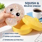 Dumpling Squishies, Glitter Dumpling Squishy Box, Colourful Dumplings