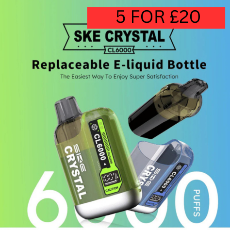 SKE Crystal CL6000 6K Disposable Vape