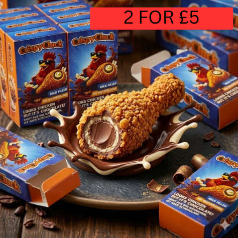 Crispy Cluck Chocolate Milk Filled Gift – Realistic Chicken Shaped Chocolate