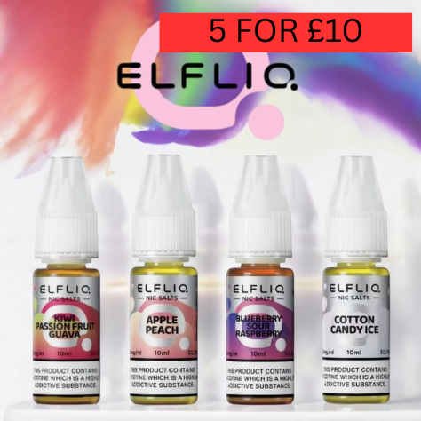 ELF LIQ Nic Salts | High-Quality Nicotine Salt Vape Juice 5MG