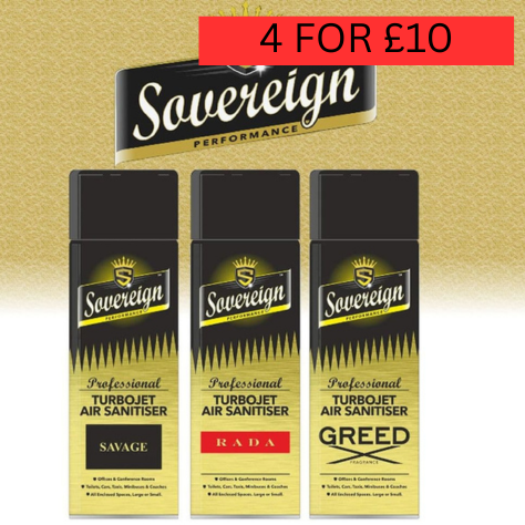 Sovereign Turbojet Air Freshener Sanitiser