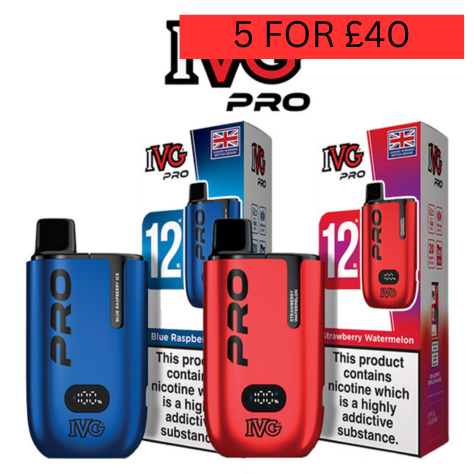 IVG 12 Pro Vape Device – Compact, Powerful, & Easy to Use