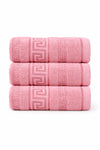 Cotton King Greek Key Hand Sheets – Pack of 3 (50 x 90 cm)