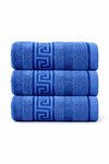 Cotton King Greek Key Hand Sheets – Pack of 3 (50 x 90 cm)